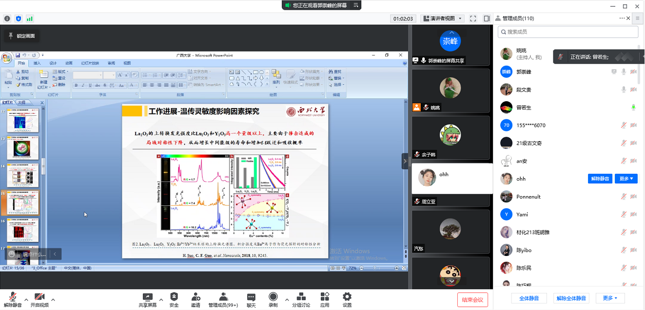 谈球吧建院90周年系列学术报告——多功能上转换微纳光热转换平台的构建