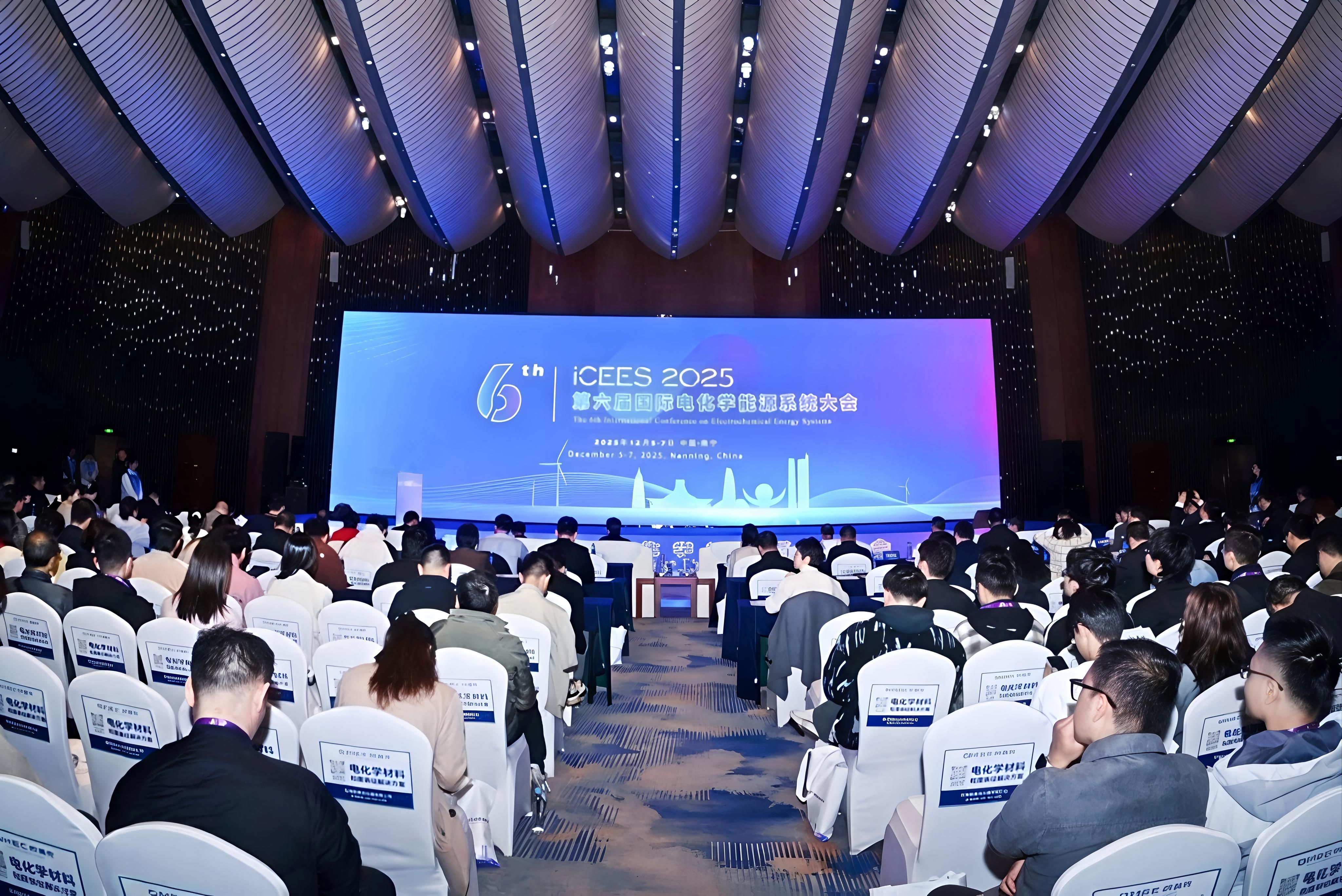 我院共同承办第六届国际电化学能源系统大会